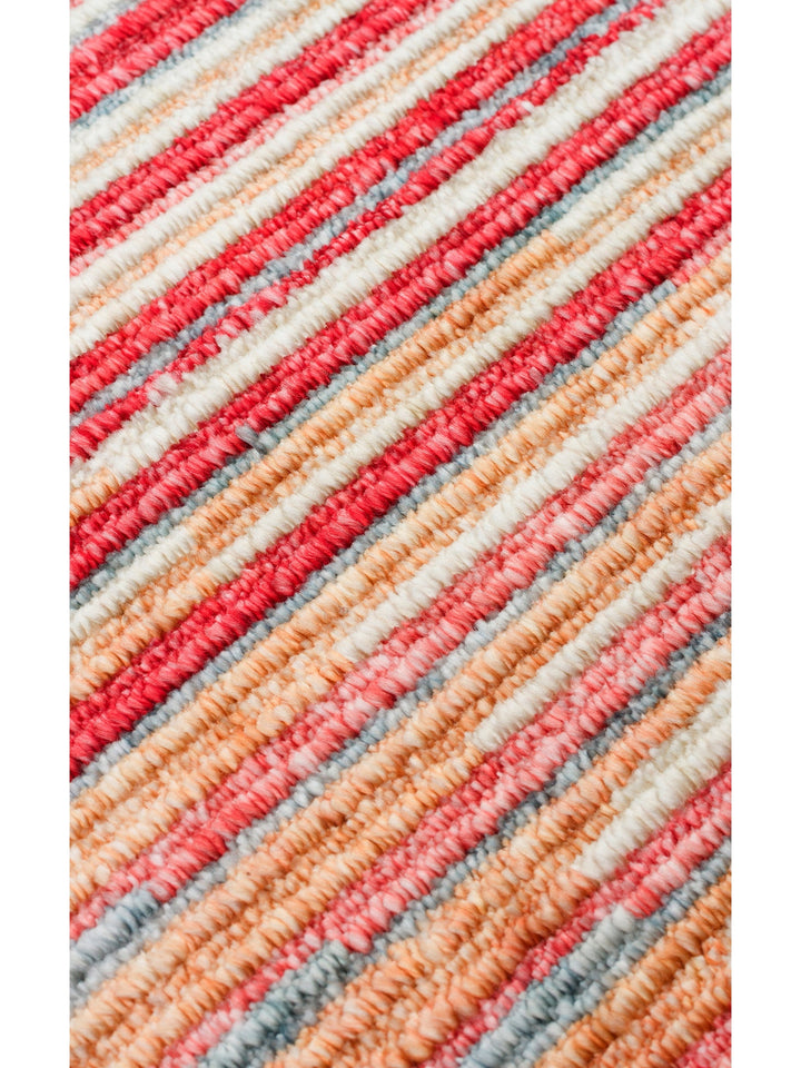 Burj Series 100% Natural Handcrafted Black Loom Carpet 03 MULTY