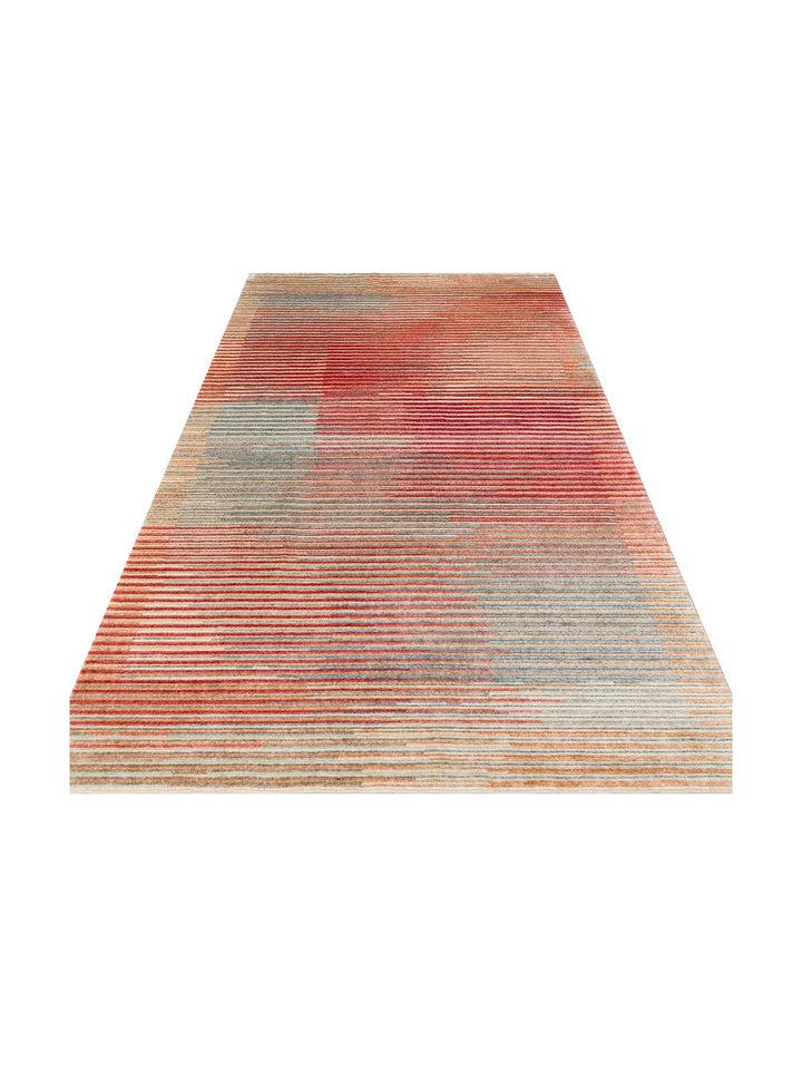 Burj Series 100% Natural Handcrafted Black Loom Carpet 03 MULTY