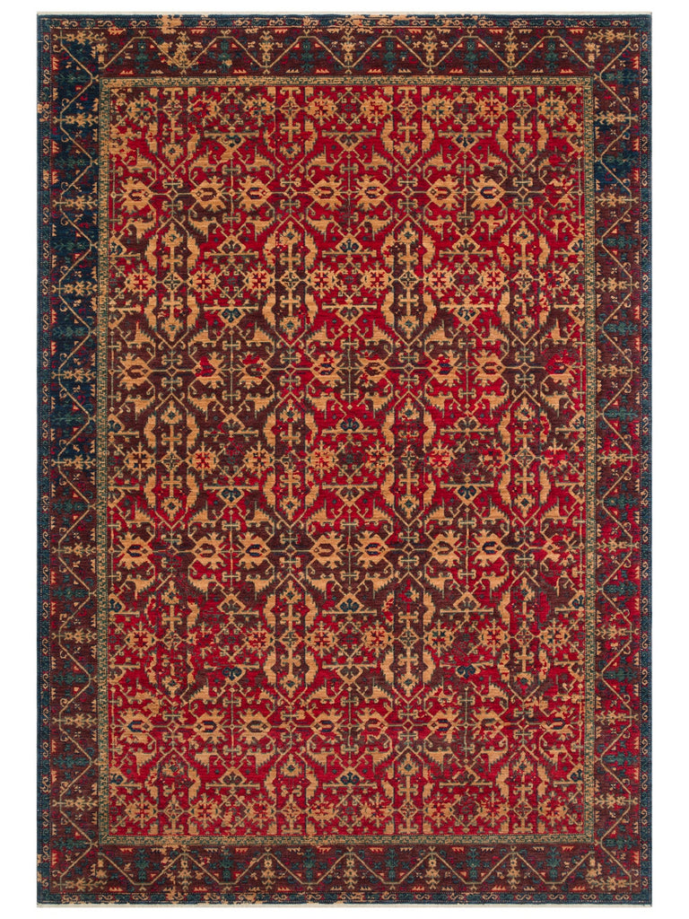 Göbeklitepe Series Handmade Black Loom Carpet with Anatolian Motifs, Produced with 100% New Zealand Wool 09R