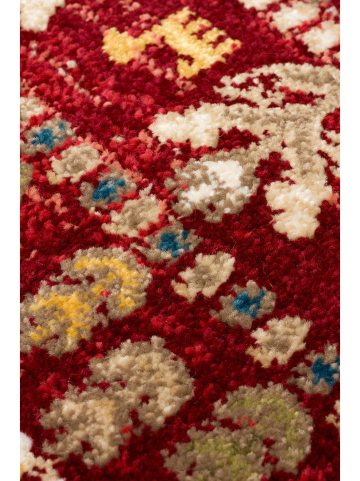 Altay Series Warm Color Tone Authentic Living Room Kitchen Bedroom Entrance Hallway Carpet 02RED