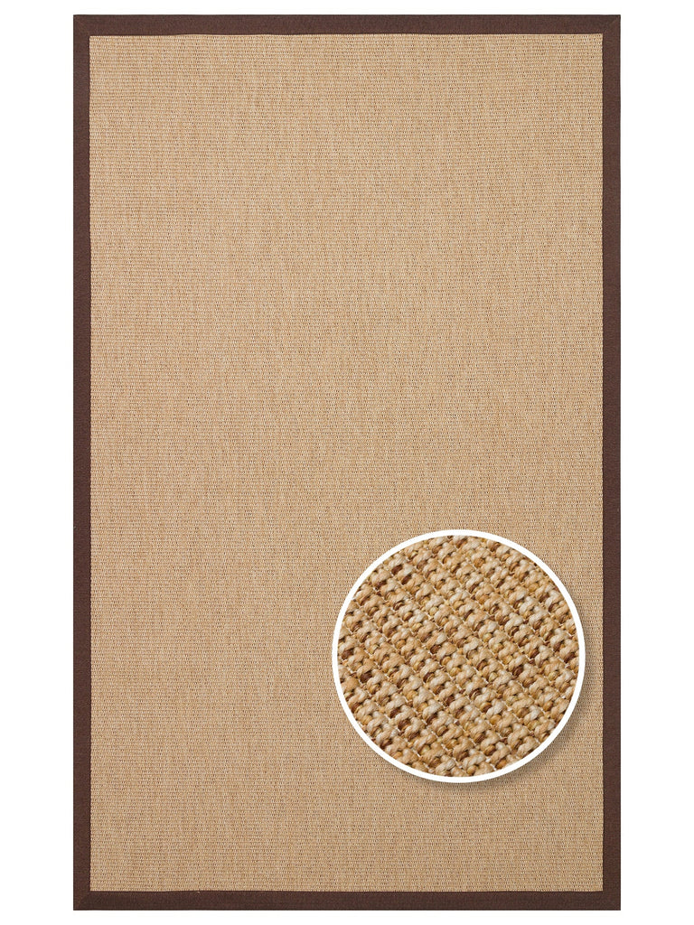 Dream Bordered, Lint-Free, Easy-to-Clean Sisal Carpet Suitable for Indoor and Outdoor Use 2702GB