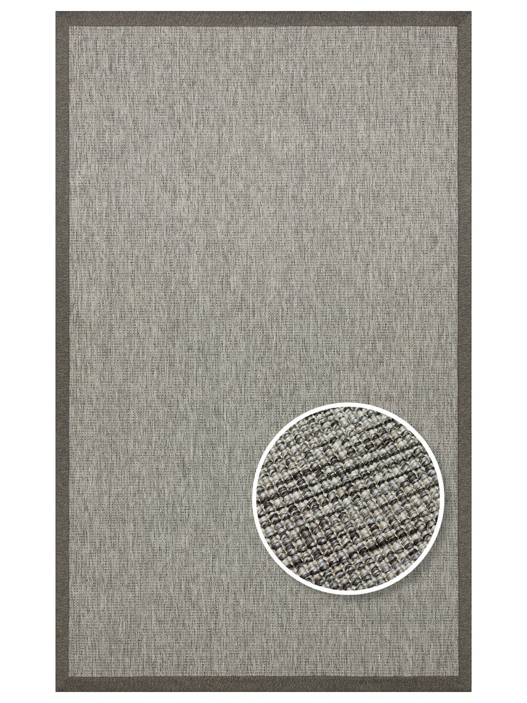 Dream Bordered, Lint-Free, Easy-to-Clean Sisal Carpet Suitable for Indoor and Outdoor Use 2705GB