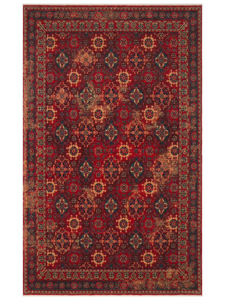 Göbeklitepe Series Handmade Black Loom Carpet with Anatolian Motifs, Made with 100% New Zealand Wool 06VIOLV