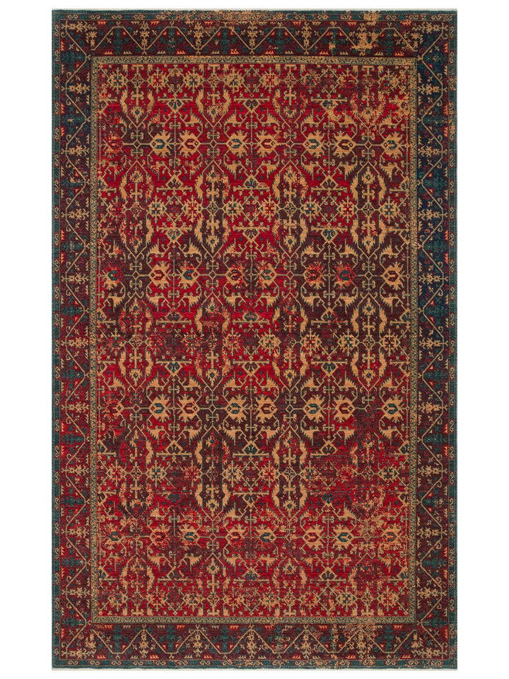 Göbeklitepe Series Handmade Black Loom Carpet with Anatolian Motifs, Made with 100% New Zealand Wool 09REDV