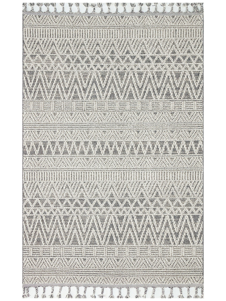 Ole Series Woven Straw Living Room Hallway Entryway Kitchen Modern Scandinavian Carpet 14 GREY