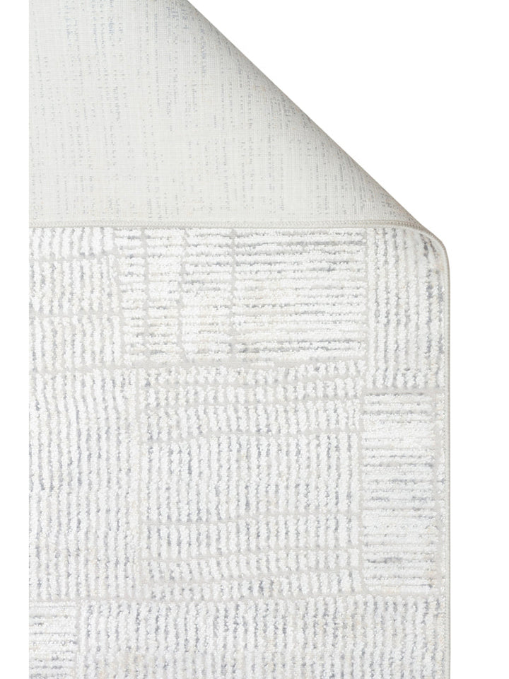 Smooth Washable Non-Slip Bright Living Room Hallway Fine Woven Modern Carpet 23 GREY XW