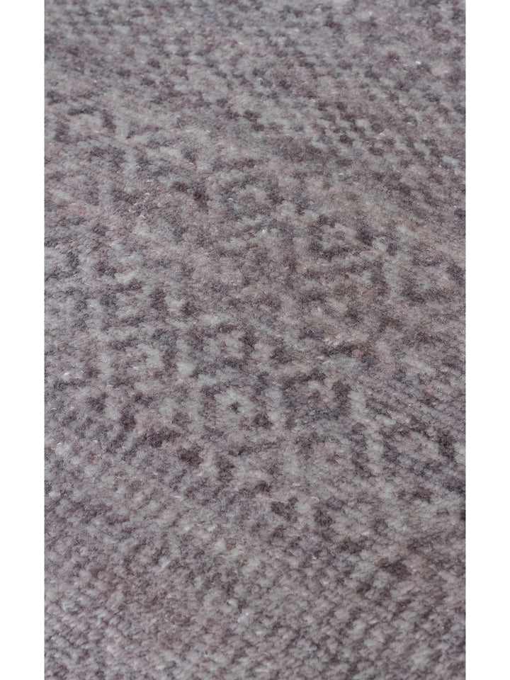Çırağan %100 Naturel Özel Işıltılı El Emeği ile Özel Tezgahlarda Üretilen TENCEL™ Uşak Halısı 08GREY - Carpetdocia