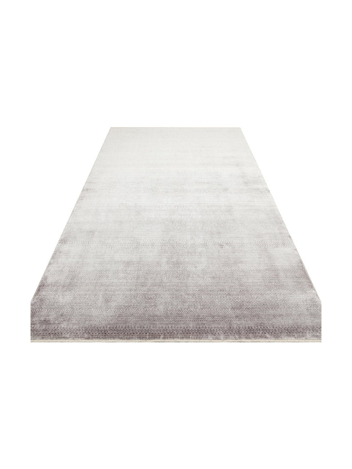 Çırağan %100 Naturel Özel Işıltılı El Emeği ile Özel Tezgahlarda Üretilen TENCEL™ Uşak Halısı 08GREY - Carpetdocia