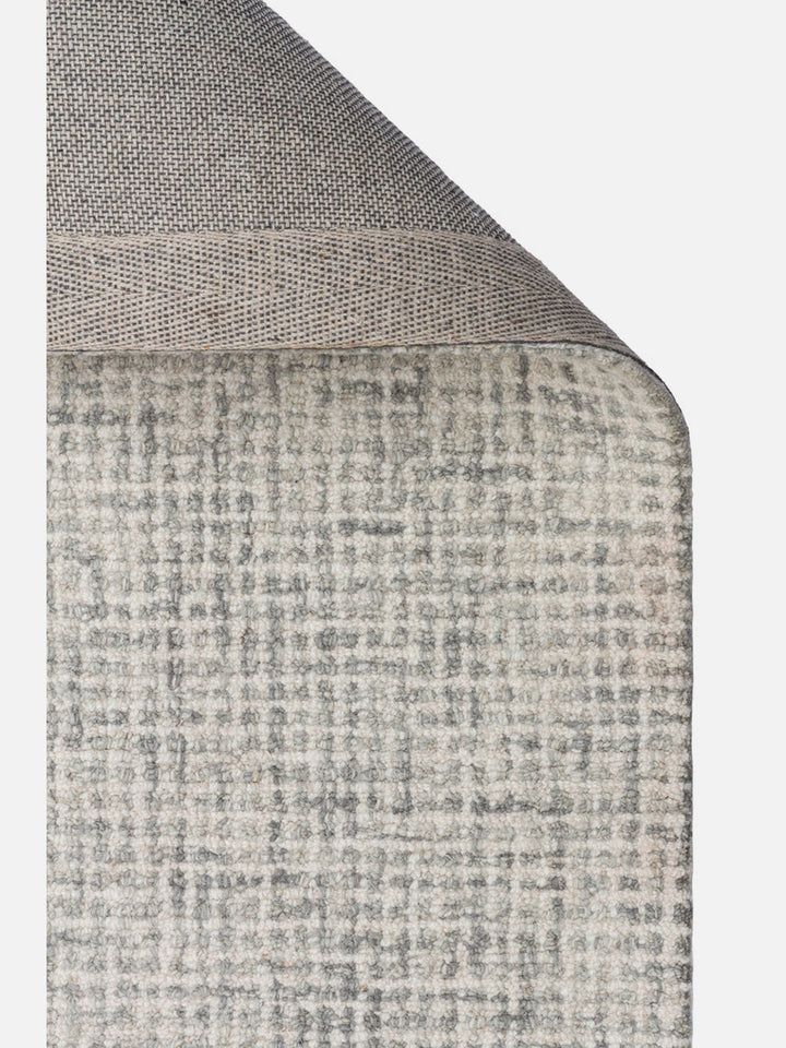سجادة يدوية من مزيج الصوف والقطن من سلسلة Dublin SILVER