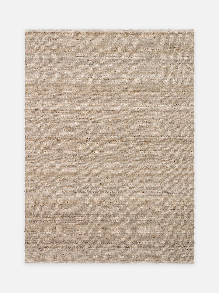 سجادة يدوية من مزيج الصوف والبوليستر والقطن من سلسلة Jakarta BEIGE