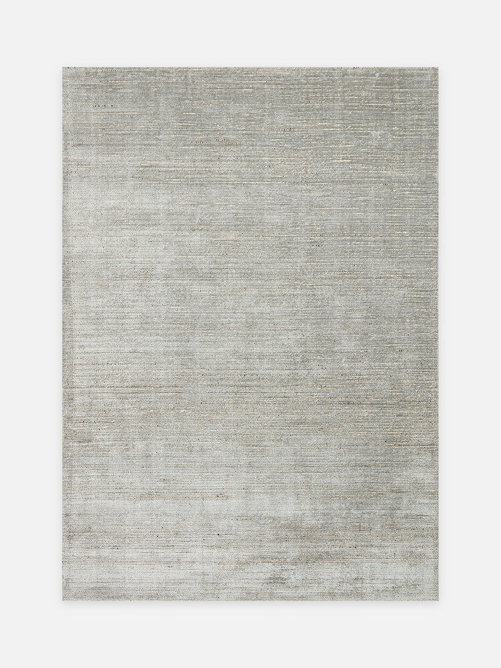 Kelly Serisi %100 Naturel Yün ve Viskon El Dokuma Salon Oturma Odası Yatak Odası Halı GREY - Carpetdocia - kusbakisi
