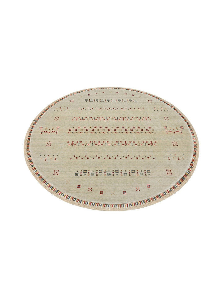 Oushak Carnaval 100% Natural Easy to Clean Handcrafted TENCEL™ Modern Uşak Carpet 06 BEIGE Q