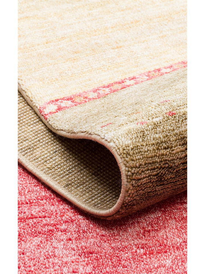 Oushak Carnaval 100% Natural Easy to Clean Handcrafted TENCEL™ Modern Uşak Carpet 11 RED AUTUMN