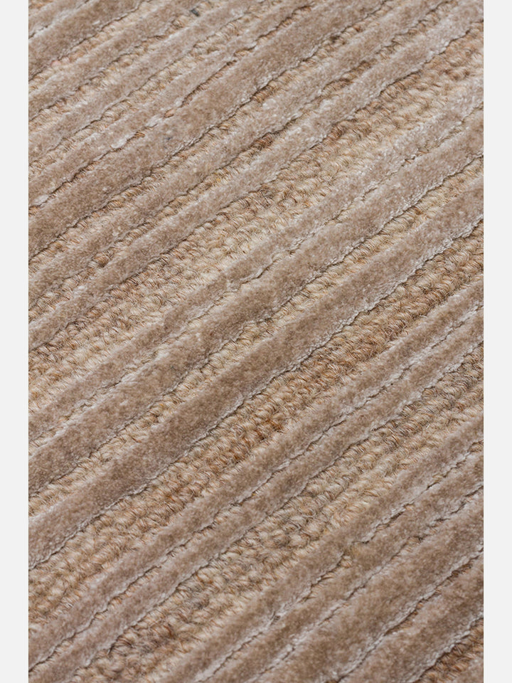 Palermo Serisi Yün ve TENCEL™ Karışımı El Dokuma Halı BEIGE - Carpetdocia