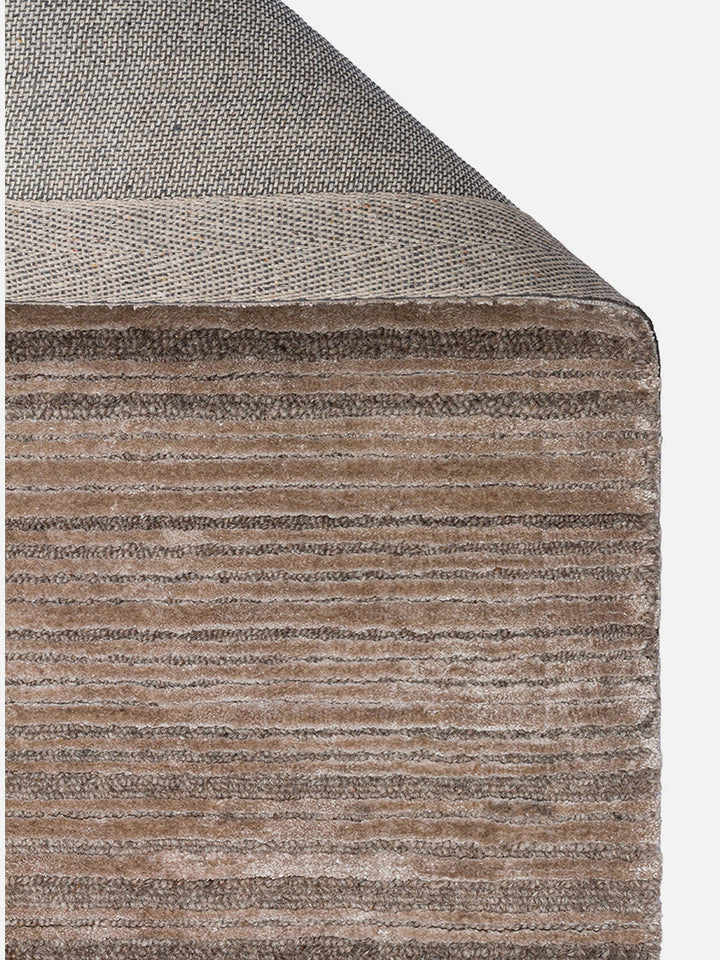 Palermo Serisi Yün ve TENCEL™ Karışımı El Dokuma Halı GREY - Carpetdocia