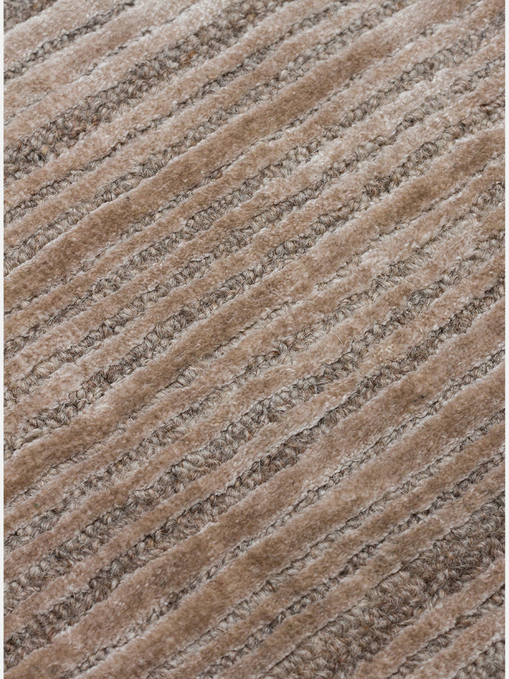Palermo Serisi Yün ve TENCEL™ Karışımı El Dokuma Halı GREY - Carpetdocia