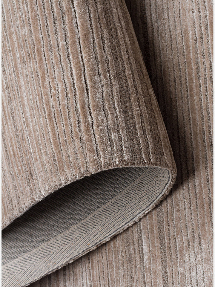 Palermo Serisi Yün ve TENCEL™ Karışımı El Dokuma Halı GREY - Carpetdocia