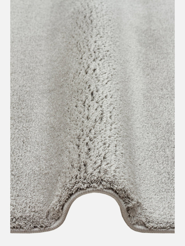 Peace Art Hav Toz Vermez Yumuşak Tuşeli Zarif Shaggy Halı 02 GREY - Carpetdocia
