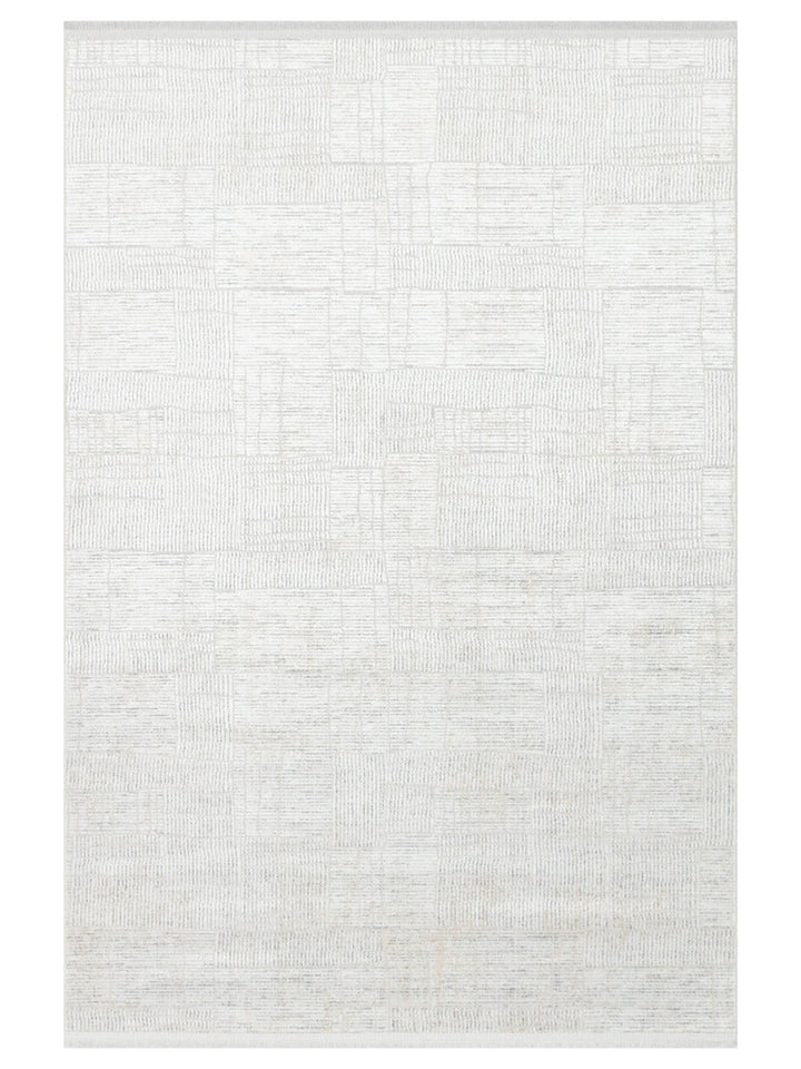 Smooth Yıkanabilir Kaymaz Parlak Oturma Odası Salon Koridor İnce Dokuma Modern Halı 23 GREY XW