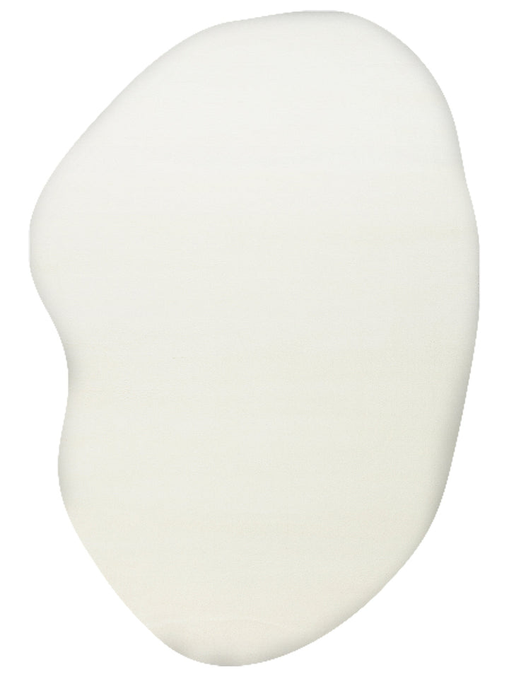 Peace Art Hav Does Not Shed Soft Touch Elegant Shaggy Carpet 02 WHITE