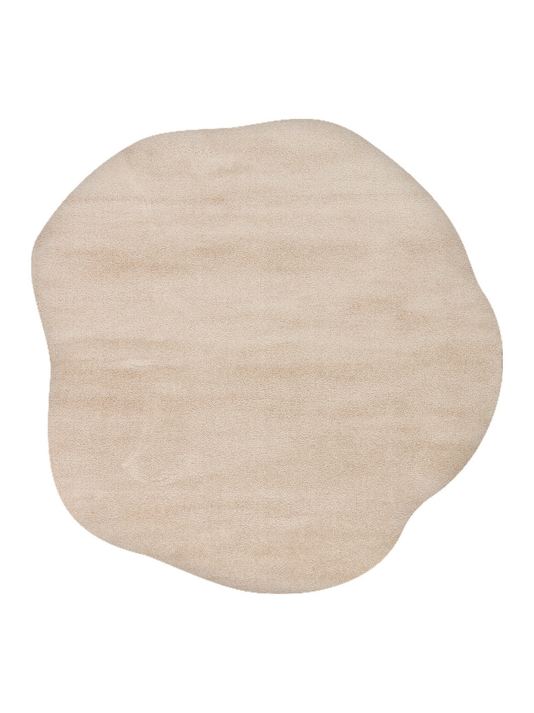 Peace Art Dust-Free, Soft-Touch, Elegant Shaggy Carpet 04 BEIGE