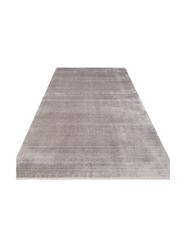 Çırağan 100% Natural Special Shimmer Handmade Specially Woven TENCEL™ Uşak Carpet 08GREY