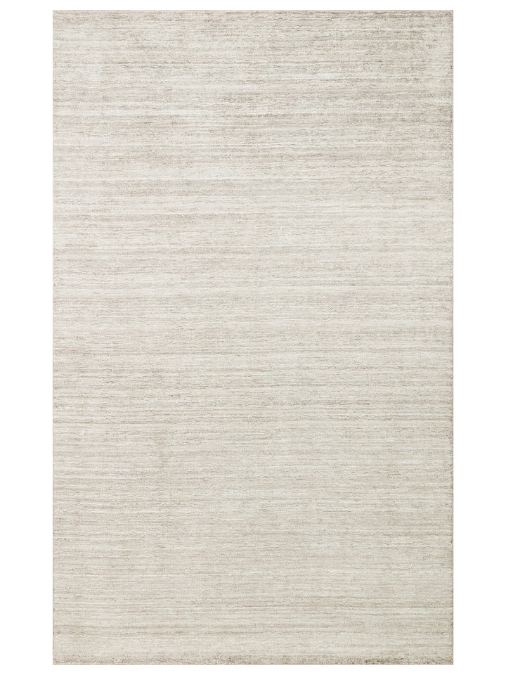 Amore Serisi %100 Naturel Muz İpeği Viskon ve Yün Karışımı Salon Oturma Odası El Dokuma Halı SILVER - Carpetdocia
