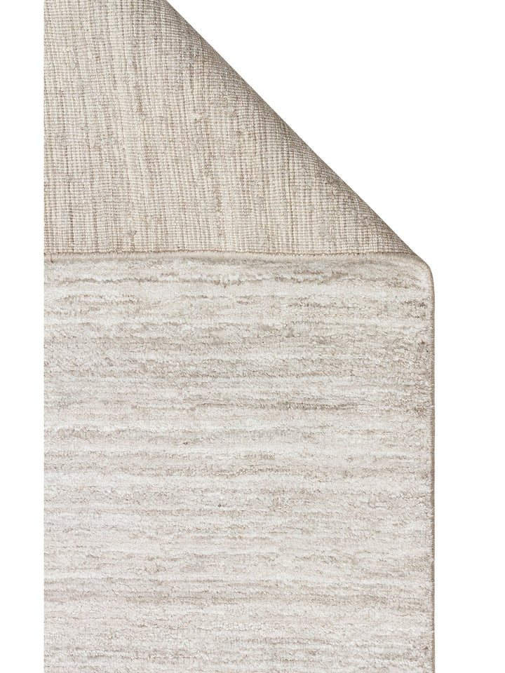 Amore Serisi %100 Naturel Muz İpeği Viskon ve Yün Karışımı Salon Oturma Odası El Dokuma Halı SILVER - Carpetdocia