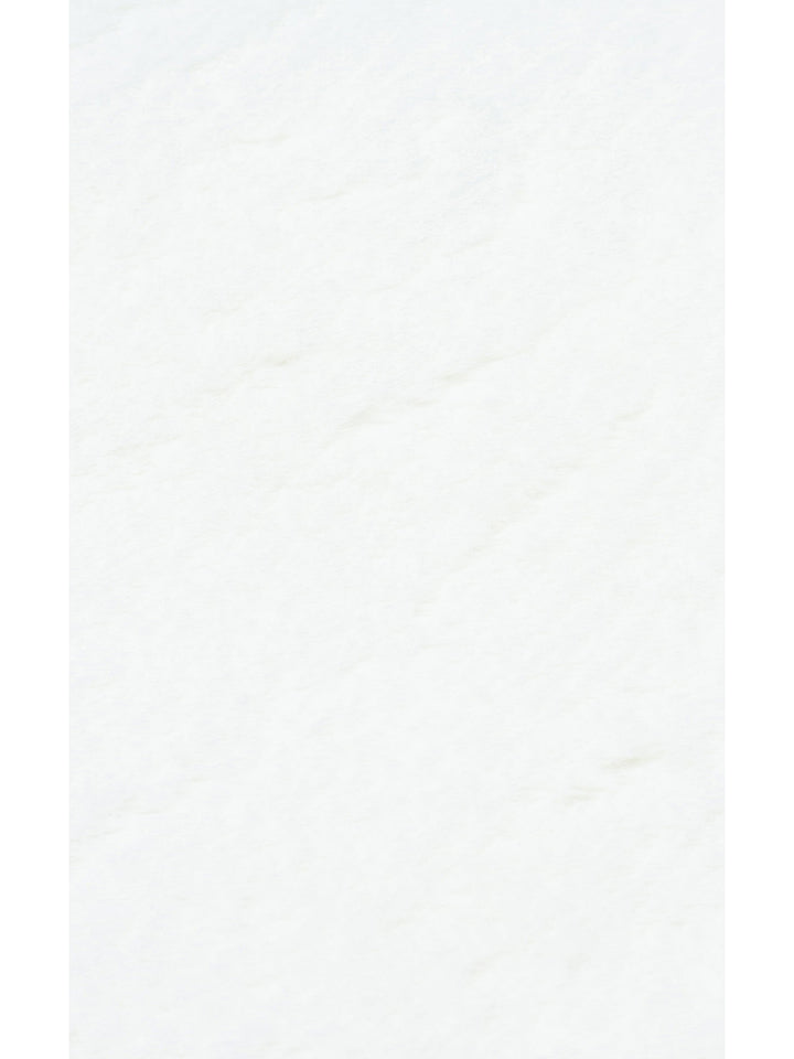 Bunny New Yumuşak Dokulu Uzun Tüylü Yıkanabilir Tavşan Postu WHITE SINGLE N - Carpetdocia