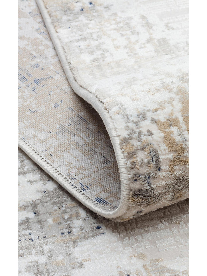 Cairo Serisi Extra Yumuşak Dokulu Sık Dokuma Modern Desenlere Sahip Şık Salon Halısı 07 CREAM BEIGE - Carpetdocia