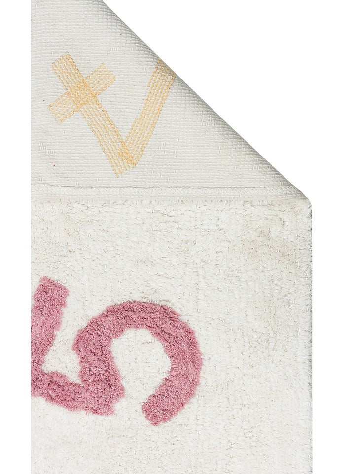 Cotton Baby %100 Naturel Pamuk Yıkanabilir Kaymaz Tabanlı Bebek Halısı 02 MULTY XW - Carpetdocia