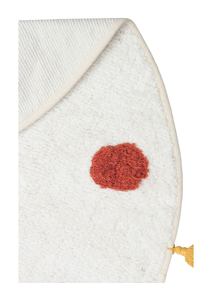 Cotton Baby %100 Naturel Pamuk Yıkanabilir Kaymaz Tabanlı Bebek Halısı 06 MULTY XW Q - Carpetdocia