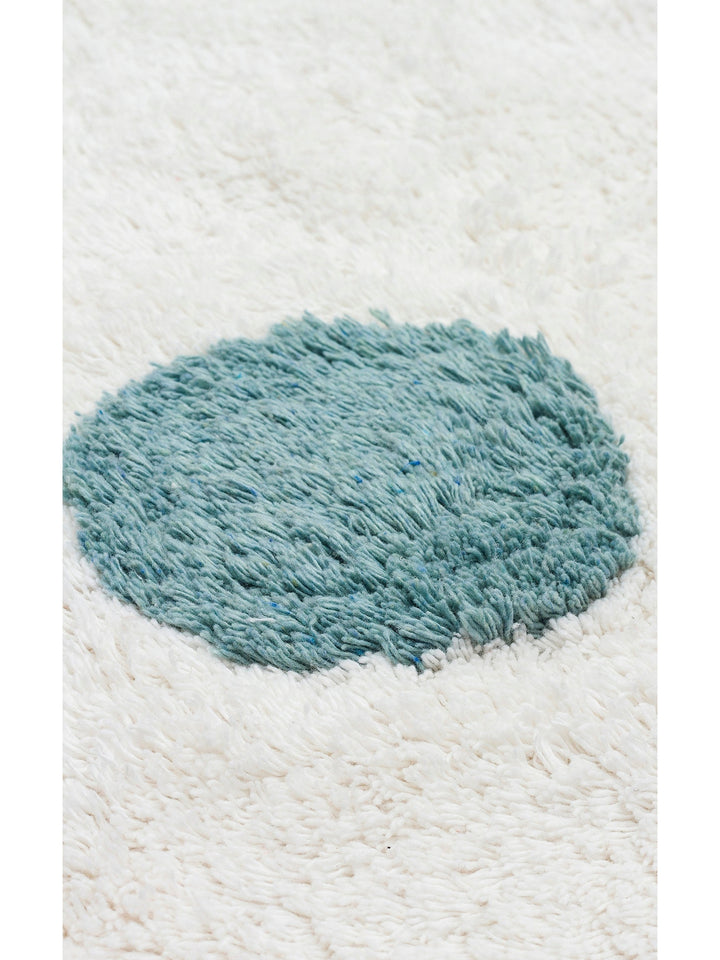 Cotton Baby %100 Naturel Pamuk Yıkanabilir Kaymaz Tabanlı Bebek Halısı 06 MULTY XW Q - Carpetdocia