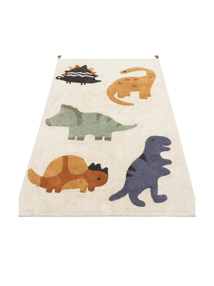 Cotton Baby %100 Naturel Pamuk Yıkanabilir Kaymaz Tabanlı Bebek Halısı 08 MULTY XXW - Carpetdocia