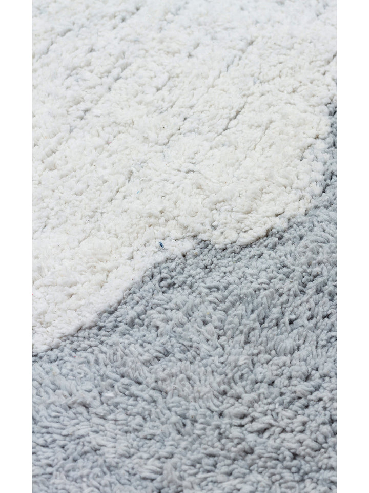 Cotton Baby %100 Naturel Pamuk Yıkanabilir Kaymaz Tabanlı Bebek Halısı 14 MULTY XXW - Carpetdocia