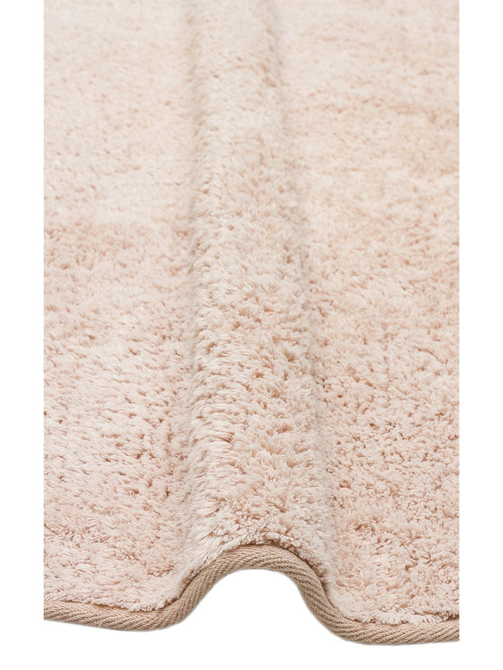 Cotton Baby %100 Naturel Pamuk Yıkanabilir Kaymaz Tabanlı Bebek Halısı PLAIN BEIGE Q - Carpetdocia
