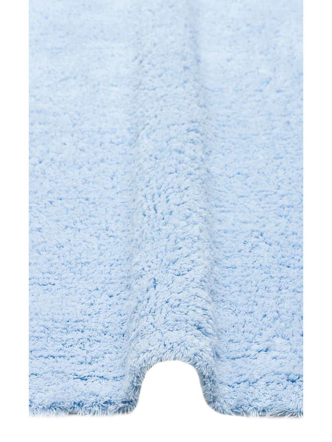 Cotton Baby %100 Naturel Pamuk Yıkanabilir Kaymaz Tabanlı Bebek Halısı PLAIN BLUE - Carpetdocia
