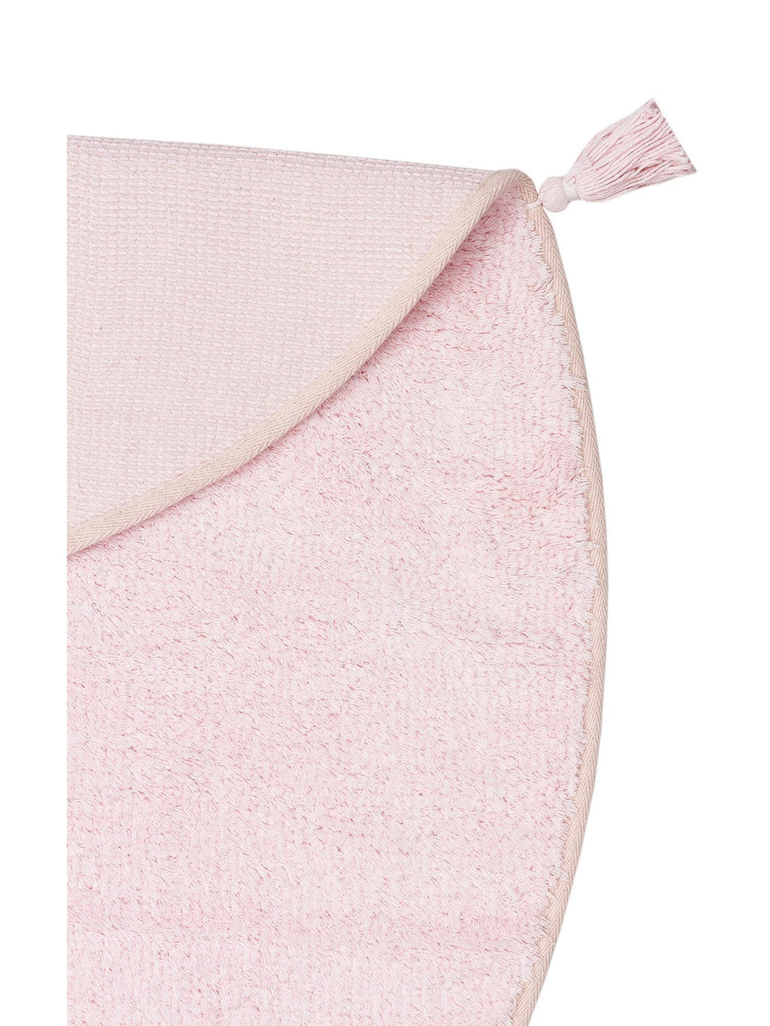 Cotton Baby %100 Naturel Pamuk Yıkanabilir Kaymaz Tabanlı Bebek Halısı PLAIN POWDER Q - Carpetdocia