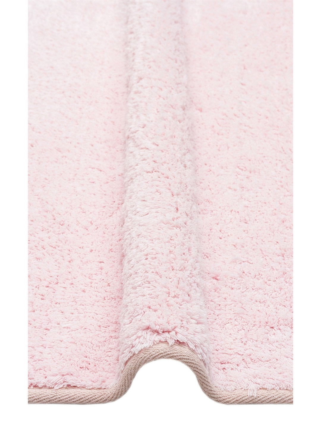 Cotton Baby %100 Naturel Pamuk Yıkanabilir Kaymaz Tabanlı Bebek Halısı PLAIN POWDER Q - Carpetdocia