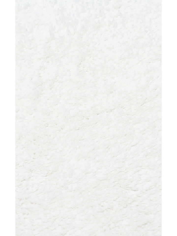 Cotton Baby %100 Naturel Pamuk Yıkanabilir Kaymaz Tabanlı Bebek Halısı PLAIN WHITE - Carpetdocia