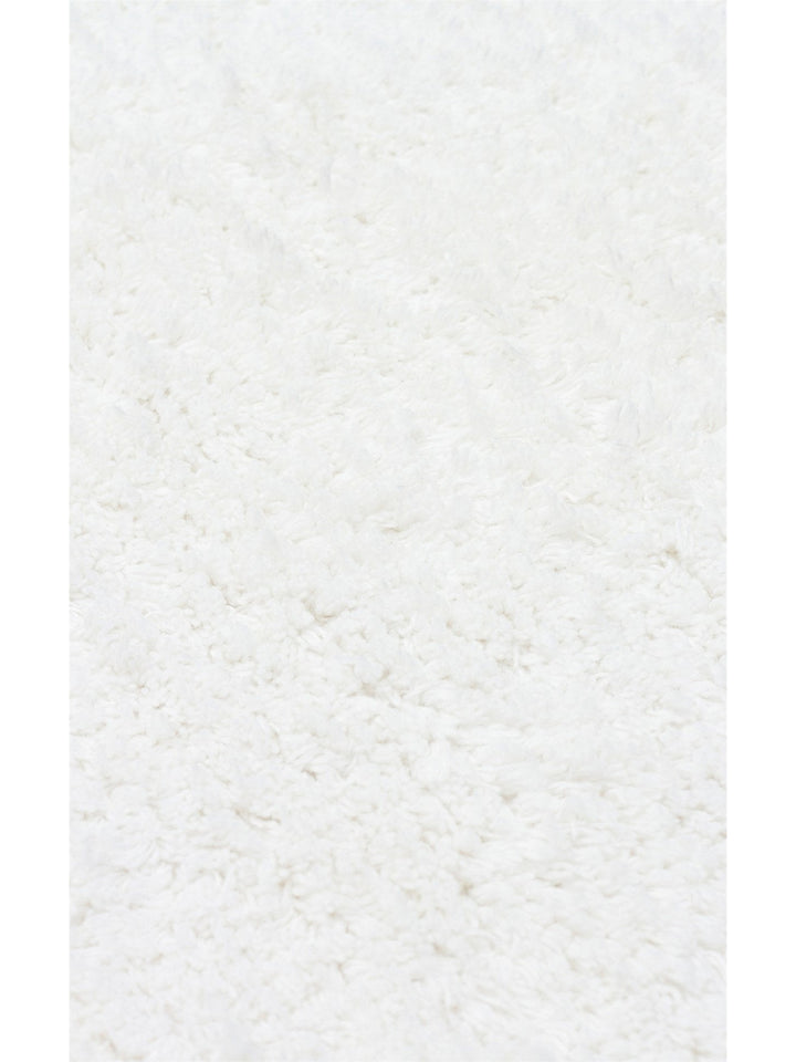 Cotton Baby %100 Naturel Pamuk Yıkanabilir Kaymaz Tabanlı Bebek Halısı PLAIN WHITE Q - Carpetdocia