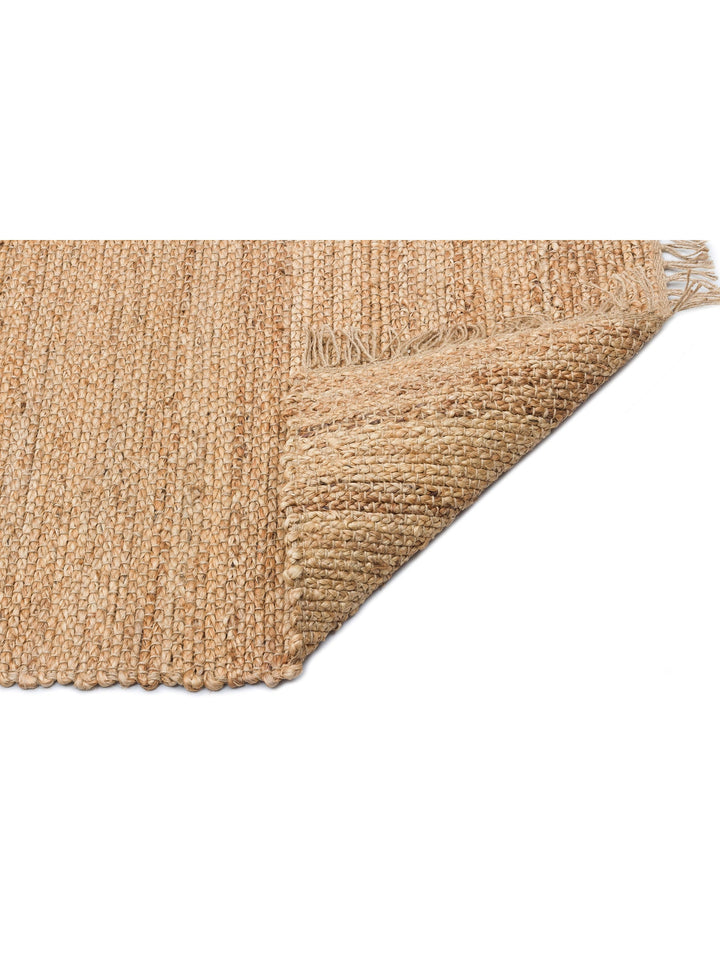 Crown Jüt %100 Naturel El Dokuma Oturma Odası Koridor Antre Mutfak Balkon Hasır Halı 02 NATURAL XW - Carpetdocia