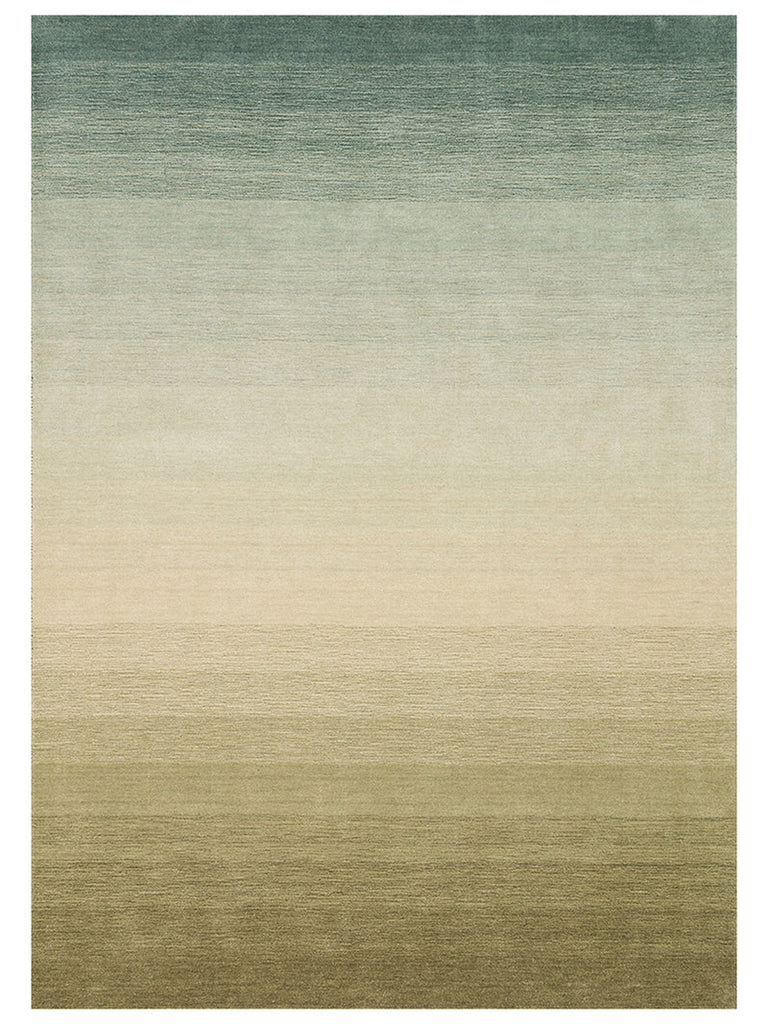 Donatella Series 100% New Zealand Wool Hand Woven Gradient Living Room Carpet PEARL BLUE