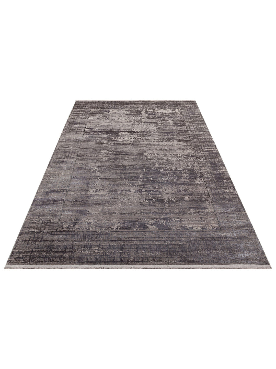 Elegant Dyed Özel Işıltılı Yüksek Kaliteli Sık Dokuma Salon Oturma Odası Koridor Modern Halı 02 D.GREY - Carpetdocia