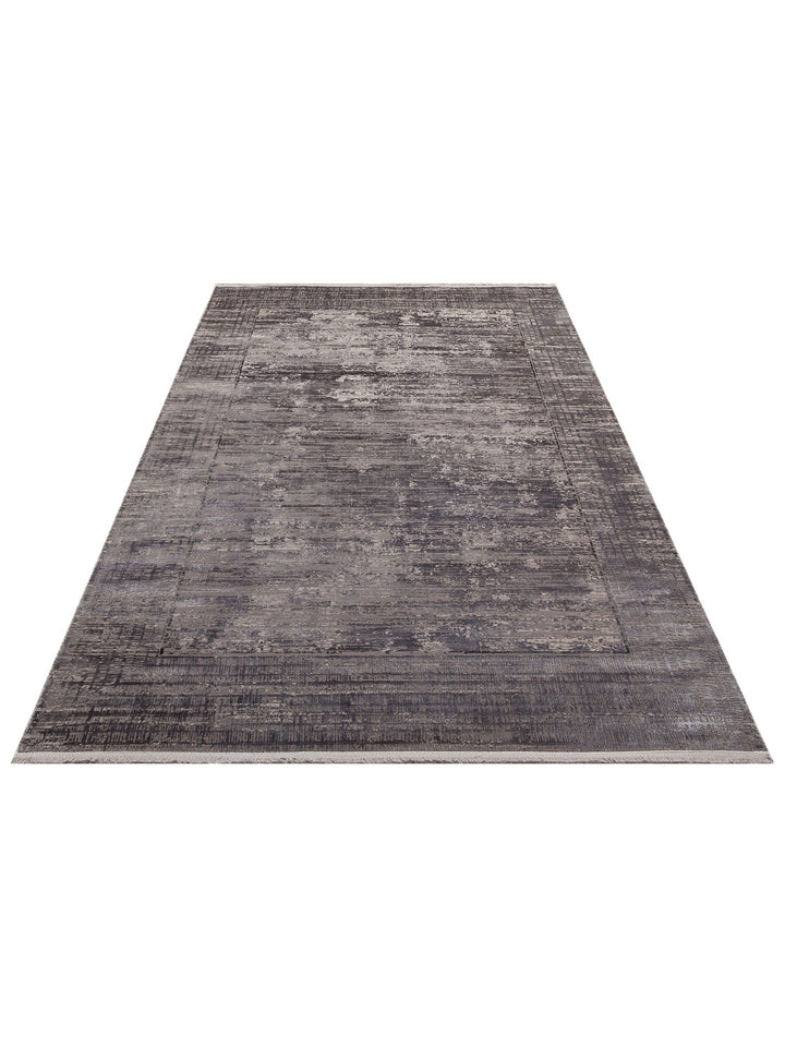 Elegant Dyed Özel Işıltılı Yüksek Kaliteli Sık Dokuma Salon Oturma Odası Koridor Modern Halı 02 D.GREY - Carpetdocia