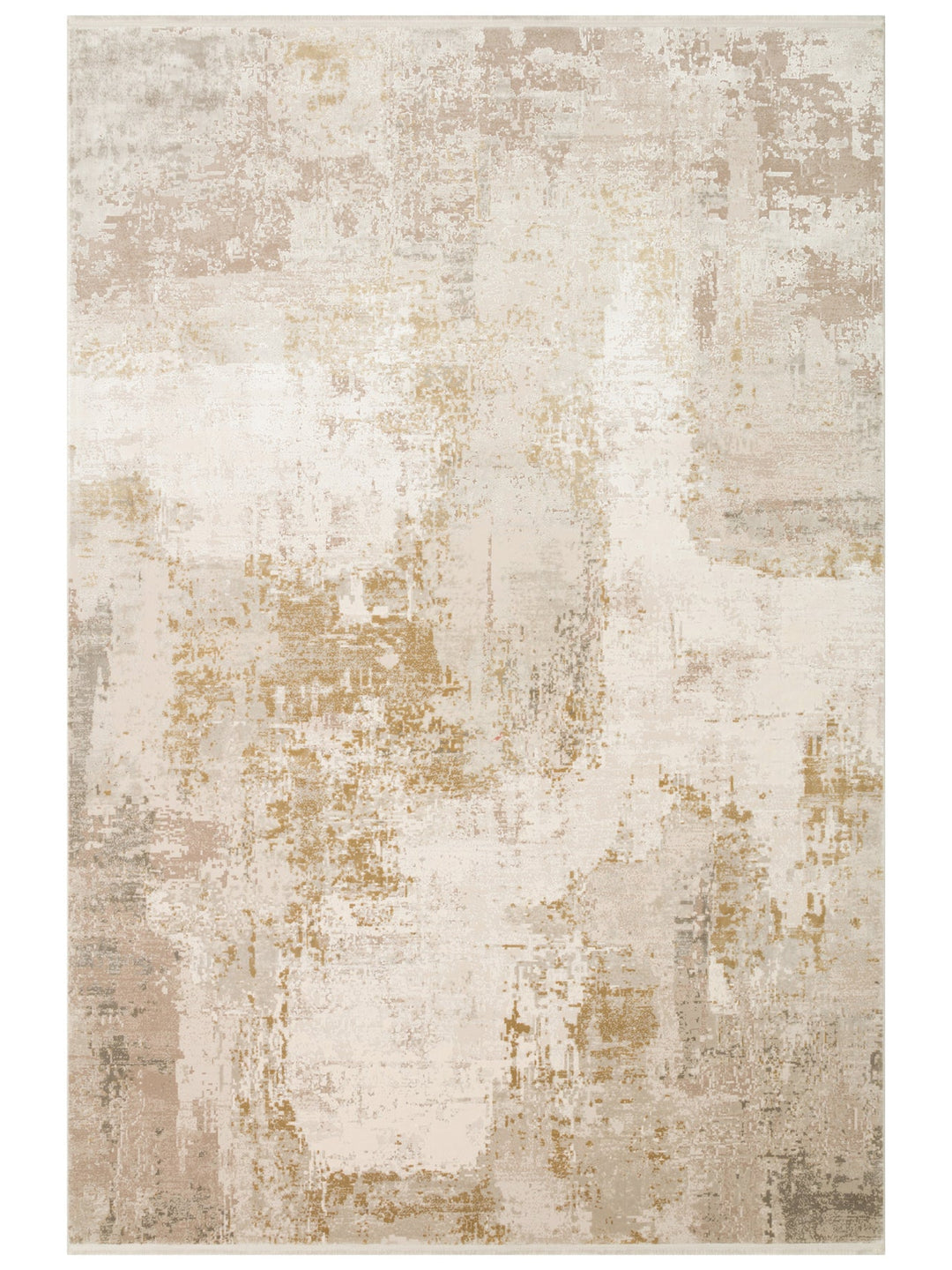 Elegant Özel Işıltılı Yüksek Kaliteli Sık Dokuma Salon Oturma Odası Koridor Modern Halı 34CREAMGOLDX - Carpetdocia