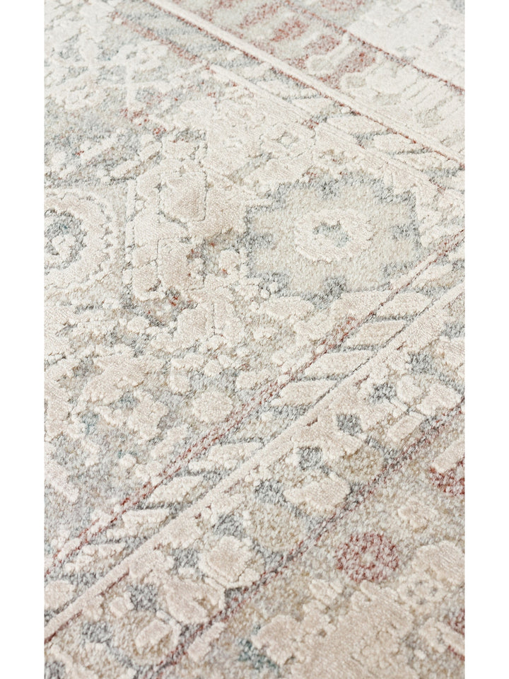 Golden Serisi %100 Naturel Yumuşak Dokulu Vintage Esintilere Sahip Sık Dokuma Salon Halısı 03 BEIGE - Carpetdocia