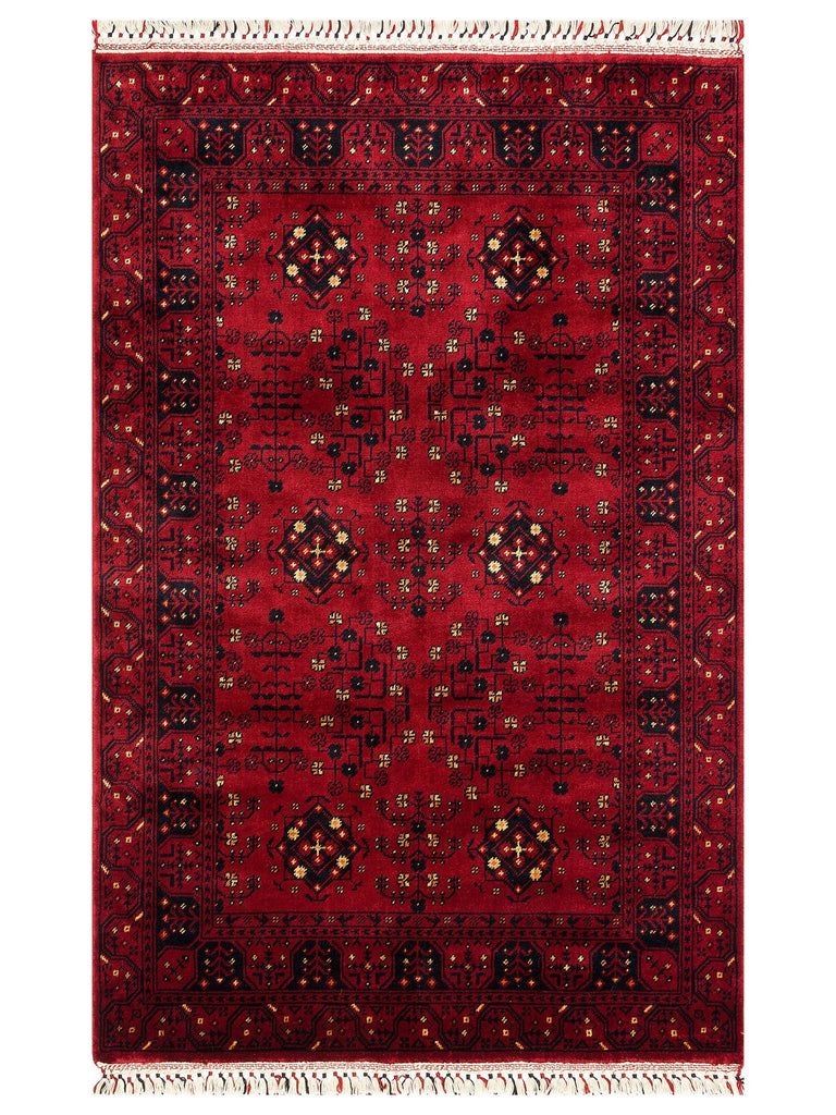 كابول أفغاني ياغجيبيدير منقوشة مصنوعة يدوياً على أنوال خاصة سجادة تينسيل أوشاك 959 RED