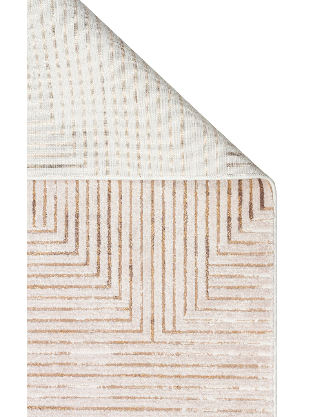 Kylie Serisi Salon Oturma Odası Koridor Antre Parlak ve Sade Modern Halı 02 VIZON BEIGE - Carpetdocia