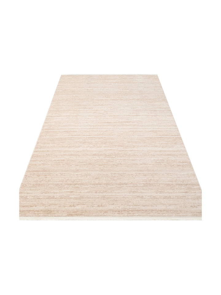 Kylie Serisi Salon Oturma Odası Koridor Antre Parlak ve Sade Modern Halı PLAIN BEIGE - Carpetdocia